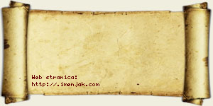 Danijela Mitrinović vizit kartica